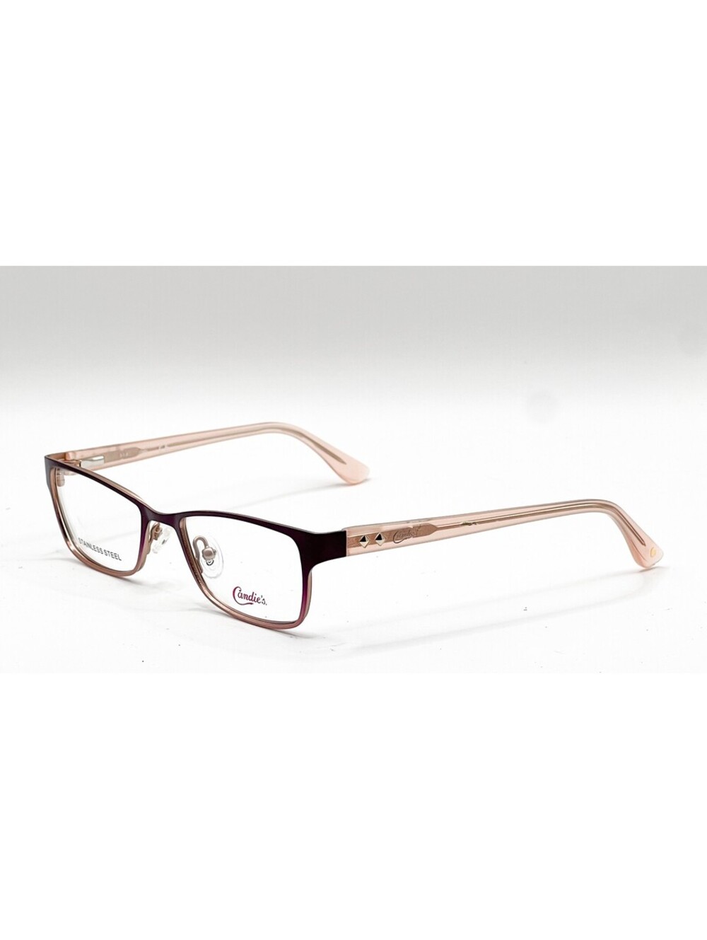 Candie's CA0501 083 Gold Violet Rectangle Authentic Eyeglass Frames 48-17